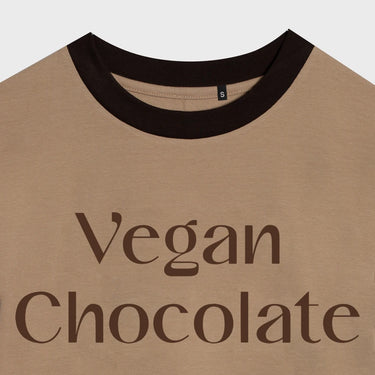 Chocolate brown vegan top
