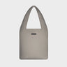 Beige vegan tote bag with pouch sustainable accessory