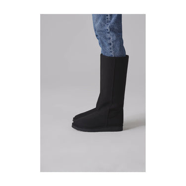 Black vegan sustainable seasonal boots