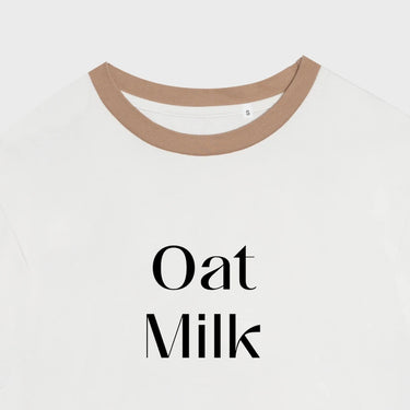 Comfortable Oat Milk vegan t-shirt