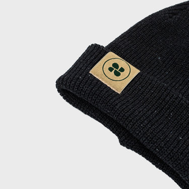 Cruelty-free grey beanie from eco materials