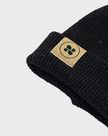 Cruelty-free grey beanie from eco materials