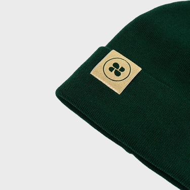 Eco knit green vegan hat – sustainable winter style