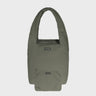 Green vegan crossbody bag with pouch cruelty free handbag