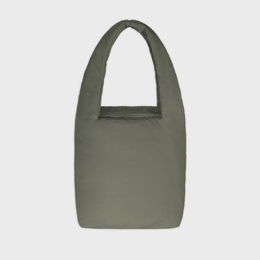 Green vegan handbag with cosmetic pouch planet friendly