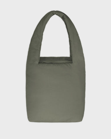 Green vegan handbag with cosmetic pouch planet friendly
