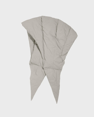Light beige recycled fabric headscarf eco conscious accessory