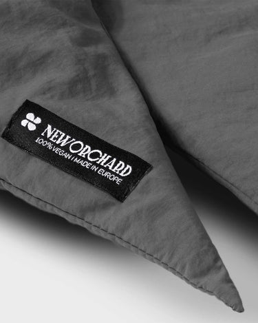 Light grey recycled fabric headscarf eco conscious accessory