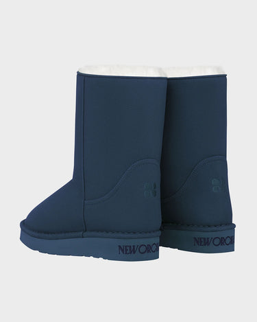 Luxury blue vegan boots – ethical and fashionable