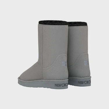 Plant-based grey winter boots – mid-calf design