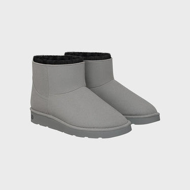 Plant-based light grey vegan ankle boots