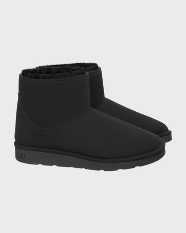 Sustainable black winter vegan boots