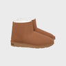 Sustainable caramel brown winter vegan boots