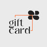 Sustainable vegan gift card