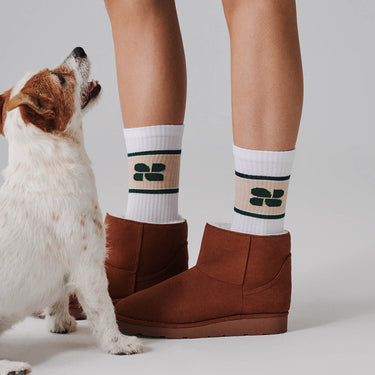 White Sports Cotton Socks