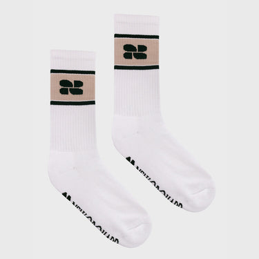 White Sports Cotton Socks