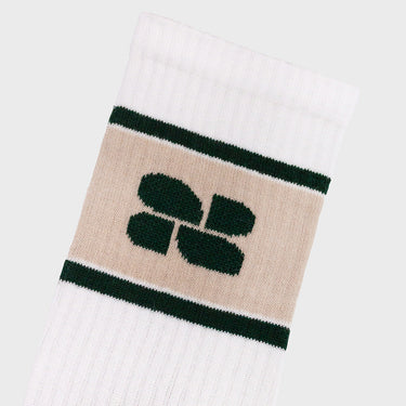 White Sports Cotton Socks